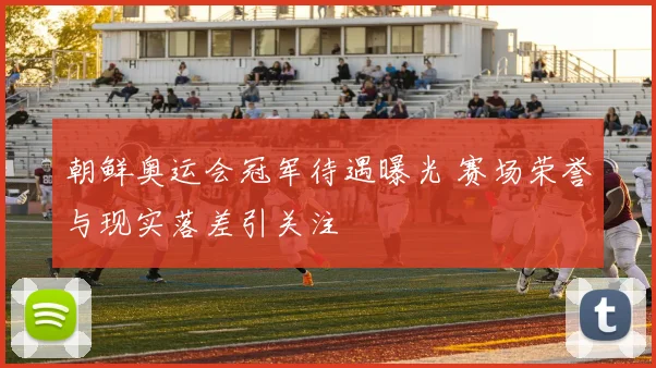 朝鲜奥运会冠军待遇曝光 赛场荣誉与现实落差引关注